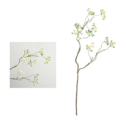 Künstliche Heidelbeer-Zweige, Cranberry, DIY-Heimdekoration, Pflanzen, Hochzeitsdekoration, Blumen, künstliche Heidelbeere, Hochzeit (grün) von Generisch