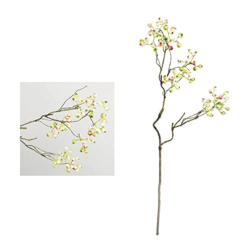 Künstliche Heidelbeer-Zweige, Cranberry, DIY-Heimdekoration, Pflanzen, Hochzeitsdekoration, Blumen, künstliche Heidelbeere, Hochzeit (rosa) von Generisch