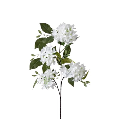 Künstliche Rittersporn mit langen Stielen, Kunstblumen aus Seide, für hohe Vasen, Zuhause, Hochzeit, Party, Dekoration (weiß) von Generisch