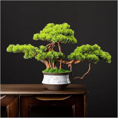 Künstlicher Bonsai-Baum im Keramiktopf – große Topfpflanze für den Innenbereich, Zuhause, Büro, Schreibtisch, Tischdekoration, Bonsai-Dekor Künstlicher Bonsai-Baum im Keramiktopf – große Topfpflanze für den Innenbereich, Zuhause, Büro, Schreibtisch, Tischdekoration, Bonsai-Dekor von Generisch