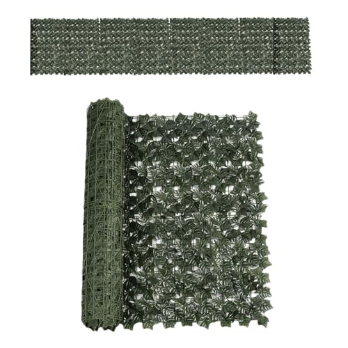 Künstlicher Efeuzaun -Screening - 0,5mx2m/19.6x78.7inh Fuobecie Künstlicher Ivy Fecess Bildschirm, Zauns -Screening -Gitter, Privatsphäre Gitterrolle für Balkon im Freien Gartenmatten -Wanddekoration, Künstlicher Efeuzaun -Screening - 0,5mx2m/19.6x78.7inh Fuobecie Künstlicher Ivy Fecess Bildschirm, Zauns -Screening -Gitter, Privatsphäre Gitterrolle für Balkon im Freien Gartenmatten -Wanddekoration, von Generisch