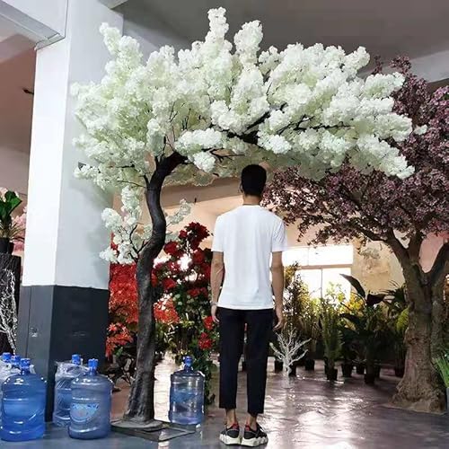 Künstlicher Kirschblütenbaum Echtholzstiele - Indoor Simulationspflanze mit weißen Blumen für Innenlandschaftsmodellierung von Generisch