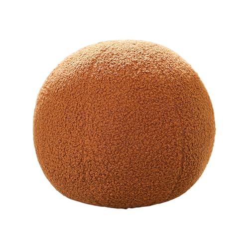 Kugelkissen, nordische runde Wurfkissen, rundes Kreis-Wurfkissen, einfaches, modernes, flauschiges, kugelförmiges Wurfkissen, kugelförmiges Kissen, Plüschkissen für Couch, Sofa, Schlafzimmer Kugelkissen, nordische runde Wurfkissen, rundes Kreis-Wurfkissen, einfaches, modernes, flauschiges, kugelförmiges Wurfkissen, kugelförmiges Kissen, Plüschkissen für Couch, Sofa, Schlafzimmer von Generisch