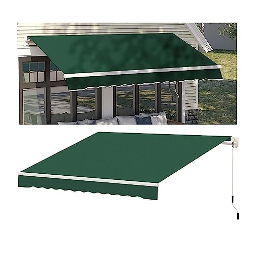 Kundenspezifischer Ersatzstoff für einziehbare Markisen - 6,1 x 3 m grüner Polyester-Sonnenschutz für Terrasse & Garten - 40, strapazierfähiges Outdoor-Material Kundenspezifischer Ersatzstoff für einziehbare Markisen - 6,1 x 3 m grüner Polyester-Sonnenschutz für Terrasse & Garten - 40, strapazierfähiges Outdoor-Material von Generisch