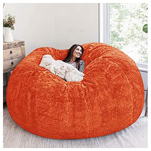 Kunstfell-Sitzsack-Bezug – weicher, flauschiger Ersatz für Wohnzimmer, faules Schlafsofa von Generisch