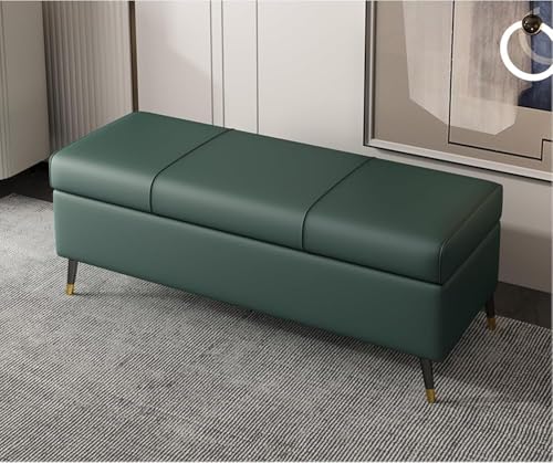 Kunstleder-Ottomane mit Kissen, Eingangsbereich und Schlafzimmerbank für Wohnzimmer und Bett-Organisation Kunstleder-Ottomane mit Kissen, Eingangsbereich und Schlafzimmerbank für Wohnzimmer und Bett-Organisation von Generisch