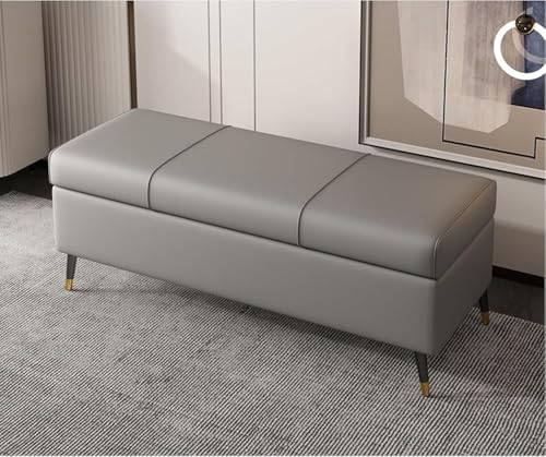 Kunstleder-Ottomane mit Kissen, Eingangsbereich und Schlafzimmerbank für Wohnzimmer und Bett-Organisation Kunstleder-Ottomane mit Kissen, Eingangsbereich und Schlafzimmerbank für Wohnzimmer und Bett-Organisation von Generisch