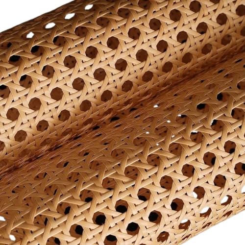 Kunststoff-Rattan-Gurtband für Möbelreparatur, 40–55 cm Breite, 0,6–2 m Länge, strapazierfähiges Gurtband für Stühle und Tische im Freien, einfach zu bedienen, Weidenblatt-Design von Generisch