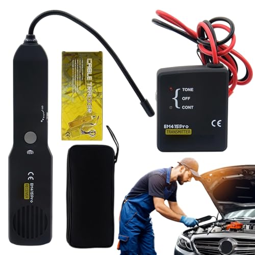 Kurzer Erdungsdraht 'Autokabel-Tracker | Digital Line Tester Power CirCling Tester Short -Circuit Detector | Diagnosewerkzeug-Scanner für Elektro Kabel Auto Boot Veh von Generisch