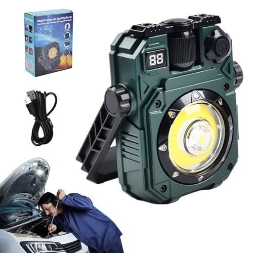 LED -Arbeitslicht - Solararbeitslicht | Tragbare LED -Arbeit Solarleuchten Taschenlampen | Tragbare Taschenlampen mit 5 Beleuchtungsmodi helle Campinglampe für Stromausfälle auf Bauweite Fischereireis LED -Arbeitslicht - Solararbeitslicht | Tragbare LED -Arbeit Solarleuchten Taschenlampen | Tragbare Taschenlampen mit 5 Beleuchtungsmodi helle Campinglampe für Stromausfälle auf Bauweite Fischereireis von Generisch
