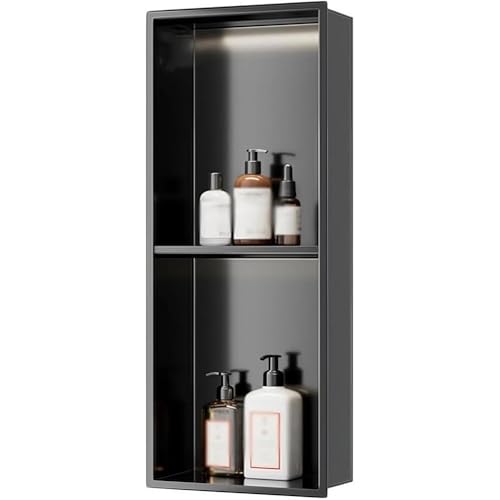 LED Duschnische mit eingebautem Licht, Einbauregal Badregal, keine Flieseninstallation erforderlich LED Duschnische mit eingebautem Licht, Einbauregal Badregal, keine Flieseninstallation erforderlich von Generisch