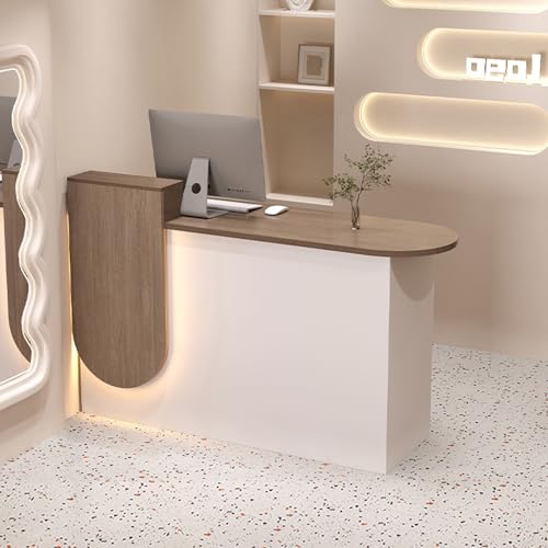 LED-Empfangstisch mit abschließbarer Schublade, für Einzelhandel, Kasse, Büro, Empfangstisch, modernes Empfangsmöbel für Geschäft, stilvolle Rezeption LED-Empfangstisch mit abschließbarer Schublade, für Einzelhandel, Kasse, Büro, Empfangstisch, modernes Empfangsmöbel für Geschäft, stilvolle Rezeption von Generisch