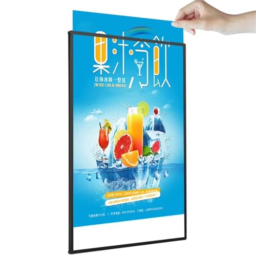LED Leuchtkasten, ultradünner Wand-Werdrahmen, beleuchtetes Menübrett für Restaurant, Geschäfte, Café, Innenausstellungsrahmen für Poster und Werbeaktionen LED Leuchtkasten, ultradünner Wand-Werdrahmen, beleuchtetes Menübrett für Restaurant, Geschäfte, Café, Innenausstellungsrahmen für Poster und Werbeaktionen von Generisch