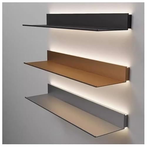 LED Schweberegal Wandregal mit eingebautem Licht, modernes Ausstellungsregal für Bars und Wohnzimmer LED Schweberegal Wandregal mit eingebautem Licht, modernes Ausstellungsregal für Bars und Wohnzimmer von Generisch