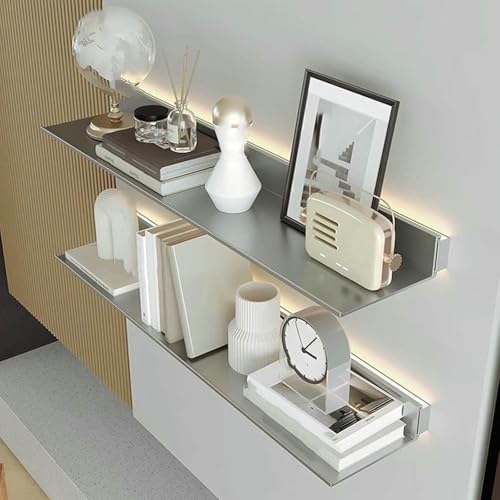 LED-Wandregale, Wandmontage, Aluminium-Legierung, Ausstellungsregal für Badezimmer, Schlafzimmer, Wohnzimmer, Dekor LED-Wandregale, Wandmontage, Aluminium-Legierung, Ausstellungsregal für Badezimmer, Schlafzimmer, Wohnzimmer, Dekor von Generisch