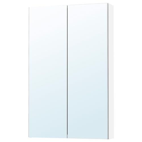 LETTAN Spiegelschrank mit Türen, 60x15x95 cm, Spiegeleffekt/Spiegelglas von Generisch