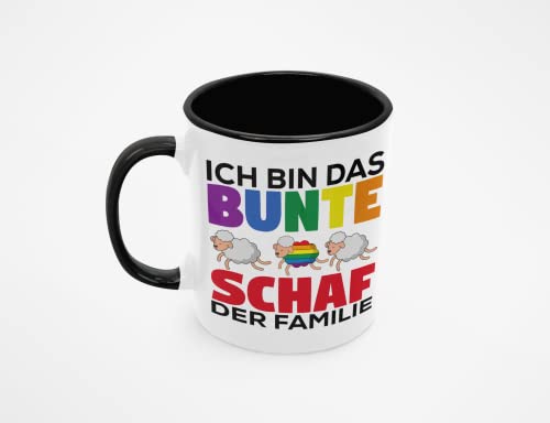LGBTQ+ Tasse | Buntes Schaf | Regenbogen | Humor - Kaffeetasse/Geschenk von Generisch