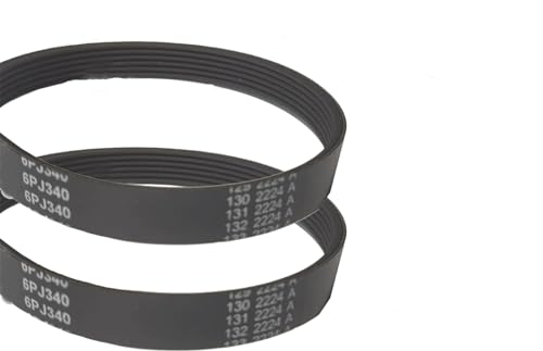 LTao 2 Stück Poly-V-Riemen 6PJ340 Laufbandmotor Fitness Küchenmaschine Gummi PJ Ellipsentrainer von Generisch