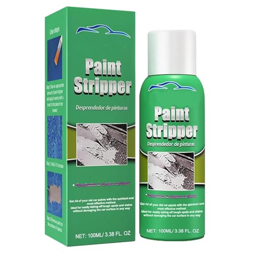 Lackentferner Für Holz | 100ml Farbe Entferner-Set | Schnellwirkender Auto & Oberflächenreiniger Für Glas, Metall Und Holzmöbel Anwendung von Generisch