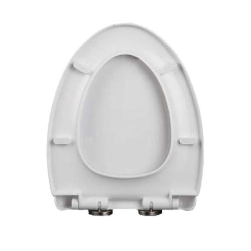 Länglicher WC-Sitz, Absenkautomatik, Schnellverschluss-Mechanismus, feste Installation oben, passend für die meisten Standard-Toiletten, aus strapazierfähigem PP-Material Länglicher WC-Sitz, Absenkautomatik, Schnellverschluss-Mechanismus, feste Installation oben, passend für die meisten Standard-Toiletten, aus strapazierfähigem PP-Material von Generisch