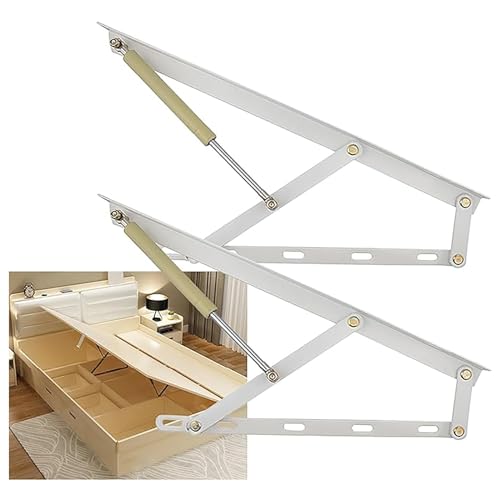 Lagerbett-Hebemechanismus, Soft-Close-Deckelstützscharnier, Gas-Hydraulik-Strebe, Kolbenarmdämpfer für Aufbewahrungsbox und Bett Lagerbett-Hebemechanismus, Soft-Close-Deckelstützscharnier, Gas-Hydraulik-Strebe, Kolbenarmdämpfer für Aufbewahrungsbox und Bett von Generisch