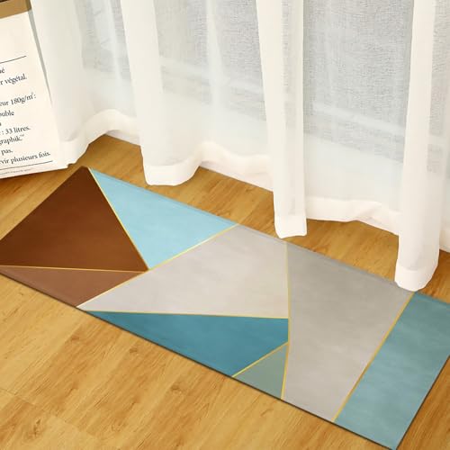 Lang rutschfest Flur Läufer Teppich 60 x 120 cm, Waschbar Geometrisch Linien Design Korridor TeppichLäufer für Flur Schlichtes Design Schlafzimmer Wohnzimmer Teppichmatte Dauerhaft Küchenteppich Lang rutschfest Flur Läufer Teppich 60 x 120 cm, Waschbar Geometrisch Linien Design Korridor TeppichLäufer für Flur Schlichtes Design Schlafzimmer Wohnzimmer Teppichmatte Dauerhaft Küchenteppich von Generisch