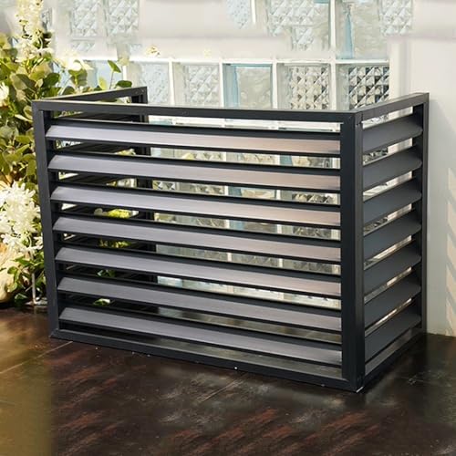 Langlebige Mini-Split-Abdeckung und Mülltonnen-Sichtschutz – Outdoor-Klimaanlagenzaun zur Geräuschreduzierung, ideal für Gärten, Balkone, Terrassen und Wände, stabiles Design von Generisch