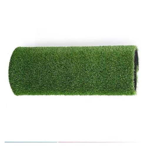 Langlebiger Kunstrasen für den Außen- und Innenbereich, leicht zu reinigender Kunstrasen für Terrassen, Balkone, Decks und Höfe (1,5 m x 8 m) – perfekt für jeden Raum! von Generisch