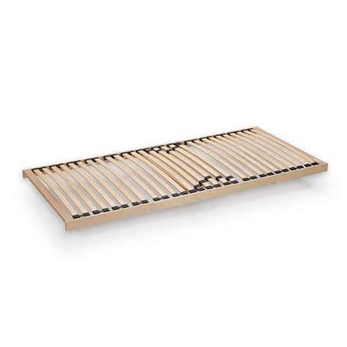Generisch Lattenrost 90x200cm fertig montiert Nicht-verstellbar starr Härte-Regulierung zum Klappen Made in Germany direkt vom Hersteller von Generisch