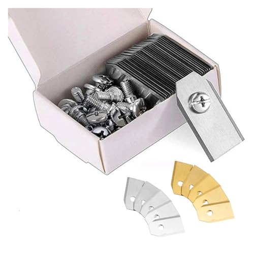 Lawn Mower Cutting Blades Kit for Robotic Lawnmower Repair Accessories Stainless Steel Cutting Blade，30 PCS(Silver) von Generisch