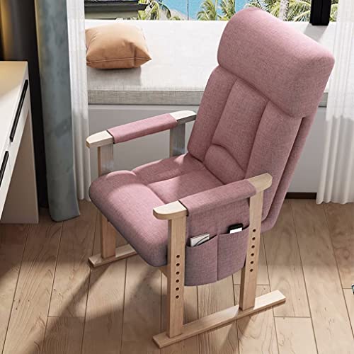 Lazy Chair Lounge Chair Polstersofa für den Innenbereich mit Stahlrahmen, Armlehnen und Seitentaschen – bequemes grünes Design für Entspannung von Generisch