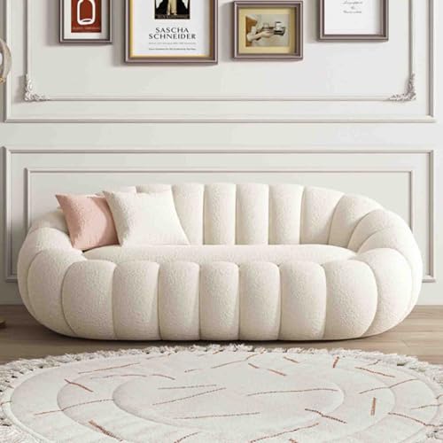 Lazy Pumpkin Sofa Stuhl Plüsch Boden Sitzsack Couch Bequem Freizeit Sofa für Schlafzimmer Wohnzimmer Balkon Entspannung von Generisch
