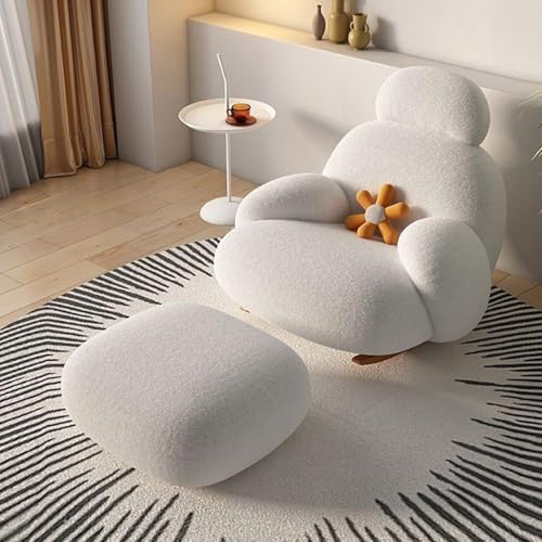 Lazy Sofa, ultraweicher und gemütlicher Schaukelstuhl mit Fußstütze, perfekt zum Entspannen in jedem Raum Lazy Sofa, ultraweicher und gemütlicher Schaukelstuhl mit Fußstütze, perfekt zum Entspannen in jedem Raum von Generisch
