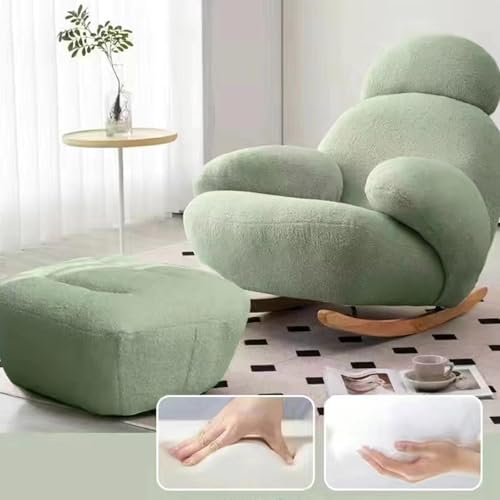 Lazy Sofa, ultraweicher und gemütlicher Schaukelstuhl mit Fußstütze, perfekt zum Entspannen in jedem Raum Lazy Sofa, ultraweicher und gemütlicher Schaukelstuhl mit Fußstütze, perfekt zum Entspannen in jedem Raum von Generisch