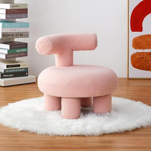 Lazy Sofasessel, Einzelsitz mit Mini-Bär-Design, Pouf Boucle gepolsterte getuftete Fußstütze, perfekt für Wohn- und Schlafzimmer-Dekor Lazy Sofasessel, Einzelsitz mit Mini-Bär-Design, Pouf Boucle gepolsterte getuftete Fußstütze, perfekt für Wohn- und Schlafzimmer-Dekor von Generisch