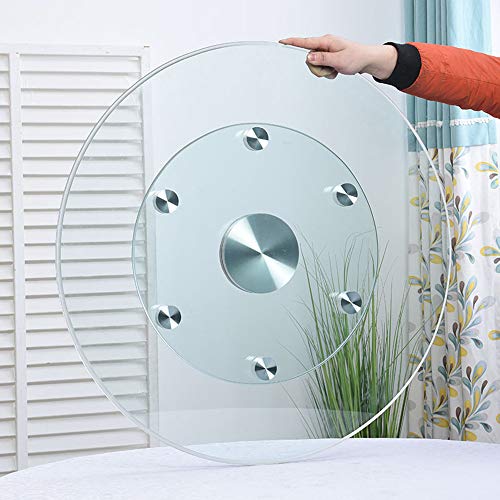 Lazy Susan Drehbares Serviertablett, leise Lager & Hilfsräder für reibungsloses Drehen, ideal für Esstische und Partyeinrichtungen von Generisch