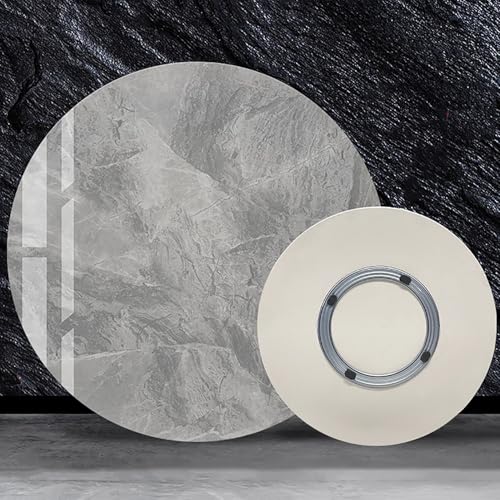 Lazy Susan Drehteller, großes drehbares Serviertablett für Küche, Esstisch, Marmor-Steinplatte für Arbeitsplatte Lazy Susan Drehteller, großes drehbares Serviertablett für Küche, Esstisch, Marmor-Steinplatte für Arbeitsplatte von Generisch