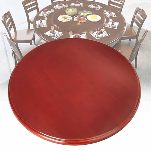 Lazy Susan Drehteller-Organizer aus Holz, große drehbare Servierplatte für Küche, Esstisch, perfekt als Tafelaufsatz für Restauranttisch von Generisch
