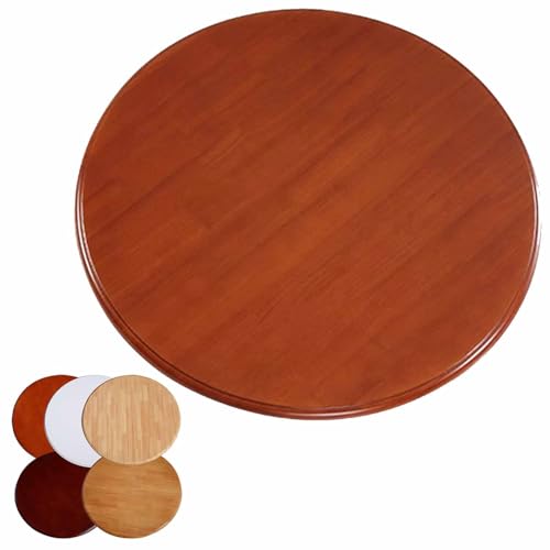 Lazy Susan Drehteller aus Holz, 360° drehbares Serviertablett für Küche und Esszimmer, große platzsparende Lösung von Generisch
