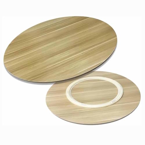 Lazy Susan Drehteller aus Holz, 360° leise Rotation Servierplatte für Esstisch, rundes drehbares Tablett Lazy Susan Drehteller aus Holz, 360° leise Rotation Servierplatte für Esstisch, rundes drehbares Tablett von Generisch