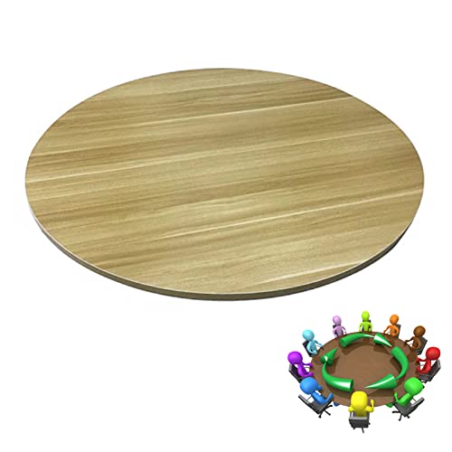 Lazy Susan Drehteller aus Holz, extra groß, für Esstisch, runde Servierplatte, Tafelaufsatz, ideal für Küche und Arbeitsplatte von Generisch