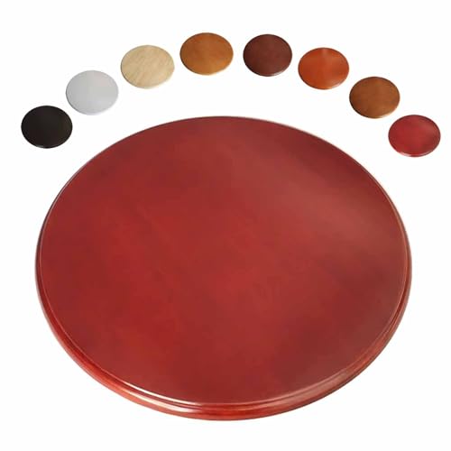 Lazy Susan Drehteller aus Holz für Esstisch, 360° drehbar, glatte Handdrehung, Serviertablett Lazy Susan Drehteller aus Holz für Esstisch, 360° drehbar, glatte Handdrehung, Serviertablett von Generisch