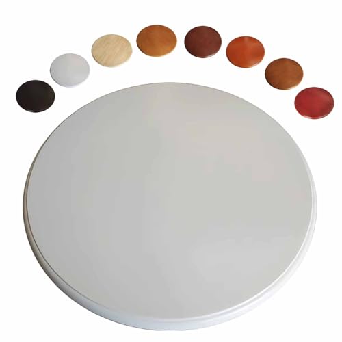 Lazy Susan Drehteller aus Holz für Esstisch, 360° drehbar, glatte Handdrehung, Serviertablett Lazy Susan Drehteller aus Holz für Esstisch, 360° drehbar, glatte Handdrehung, Serviertablett von Generisch