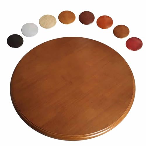 Lazy Susan Drehteller aus Holz für Esstisch, 360° drehbar, glatte Handdrehung, Serviertablett Lazy Susan Drehteller aus Holz für Esstisch, 360° drehbar, glatte Handdrehung, Serviertablett von Generisch