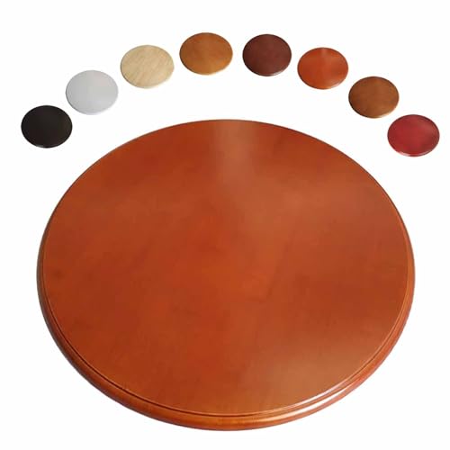 Lazy Susan Drehteller aus Holz für Esstisch, 360° drehbar, glatte Handdrehung, Serviertablett Lazy Susan Drehteller aus Holz für Esstisch, 360° drehbar, glatte Handdrehung, Serviertablett von Generisch