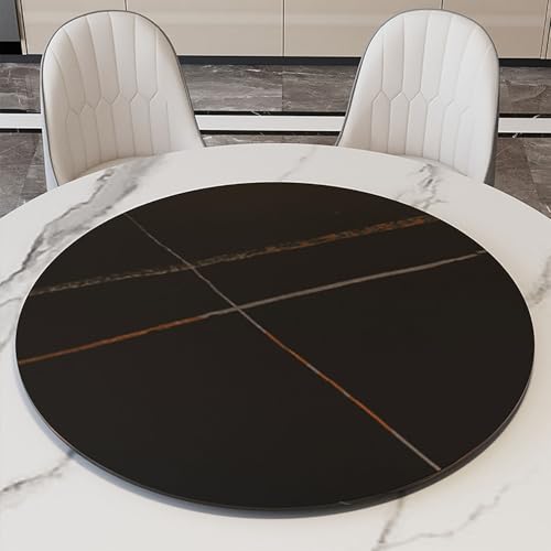 Lazy Susan Drehteller für großen Esstisch, mehrfarbige Marmorstruktur, um 360° drehbare Servierplatte, perfekt für den Einsatz auf dem Tisch Lazy Susan Drehteller für großen Esstisch, mehrfarbige Marmorstruktur, um 360° drehbare Servierplatte, perfekt für den Einsatz auf dem Tisch von Generisch