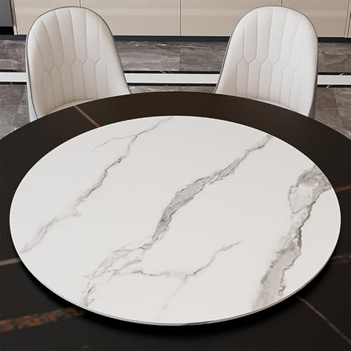 Lazy Susan Drehteller für großen Esstisch, mehrfarbige Marmorstruktur, um 360° drehbare Servierplatte, perfekt für den Einsatz auf dem Tisch Lazy Susan Drehteller für großen Esstisch, mehrfarbige Marmorstruktur, um 360° drehbare Servierplatte, perfekt für den Einsatz auf dem Tisch von Generisch