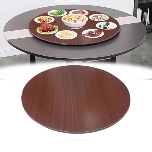 Lazy Susan Serviertablett, 71,1 cm, drehbar, Mahagoni-Holz, großer runder Esstisch, Mittelstück, leise, drehbares Tablett für einfaches Servieren und Unterhaltung Lazy Susan Serviertablett, 71,1 cm, drehbar, Mahagoni-Holz, großer runder Esstisch, Mittelstück, leise, drehbares Tablett für einfaches Servieren und Unterhaltung von Generisch