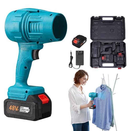 Leaf Blower Cordless, Portable Turbo Duster, 70mm/2.76 in Variable Speed Power, Includes Battery and Charger, Lightweight Handheld Design, 1 Set Black Orange, Garden Lawn Patio Use Leaf Blower Cordless, Portable Turbo Duster, 70mm/2.76 in Variable Speed Power, Includes Battery and Charger, Lightweight Handheld Design, 1 Set Black Orange, Garden Lawn Patio Use von Generisch