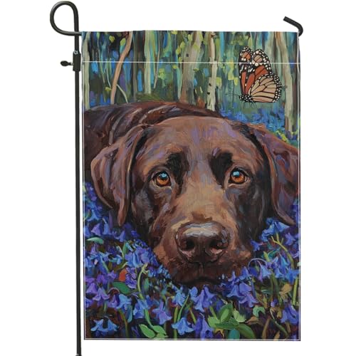 Lebendige Schmetterlings-Gartenflagge, bunte Blumen, Outdoor-Dekoration, Frühling-Sommer-Heim-Banner, doppelseitige Jute-Rasendekoration, Gartenparty und Urlaubsakzente, 30,5 x 45,7 cm Lebendige Schmetterlings-Gartenflagge, bunte Blumen, Outdoor-Dekoration, Frühling-Sommer-Heim-Banner, doppelseitige Jute-Rasendekoration, Gartenparty und Urlaubsakzente, 30,5 x 45,7 cm von Generisch